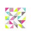 Paris Prix - Lot De 20 Serviettes En Papier origami 33x33cm Multicolore