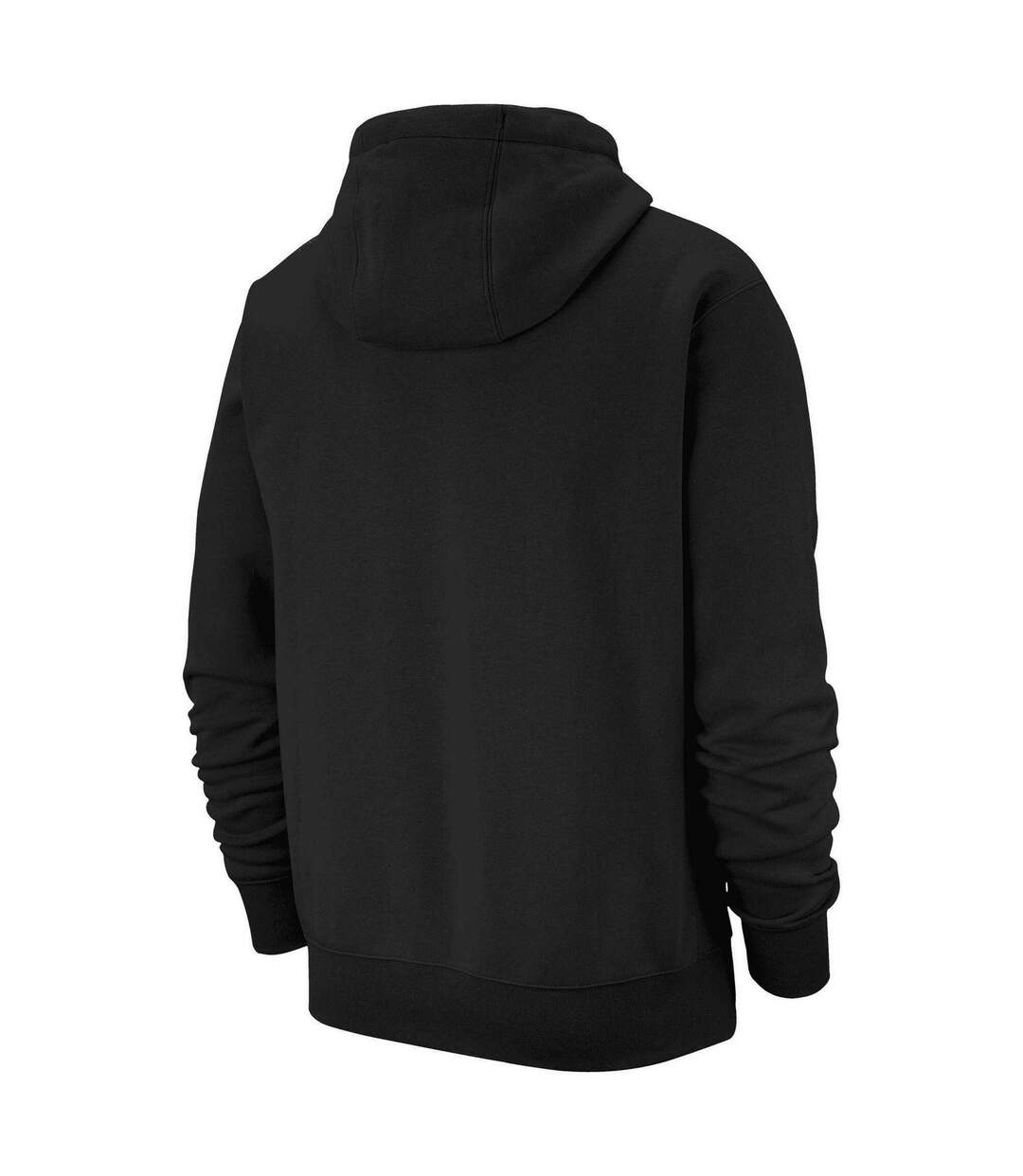 Sweat À Capuche Sportswear Club Adulte Noir Blanc Nike-3