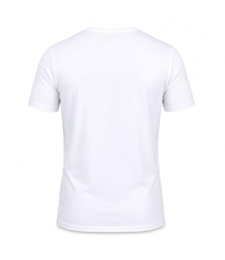 T-shirt homme en col rond avec broderie signature sur la poitrine Pierre Cardin