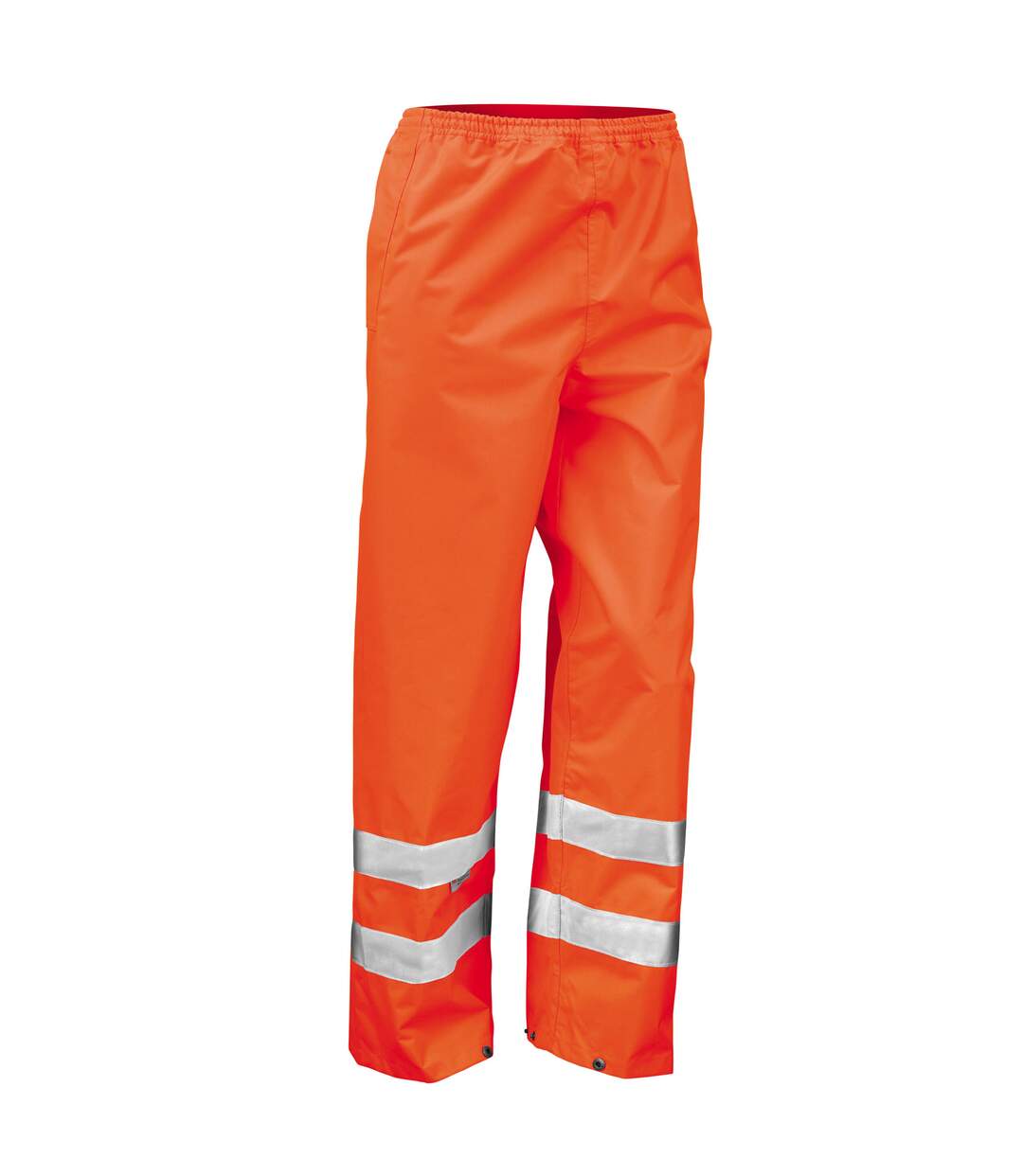 Mens hi-vis waterproof safety trousers orange SAFE-GUARD by Result-1