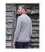 Mens Lambswool V Neck Cardigan Grey Marl WoolOvers-2