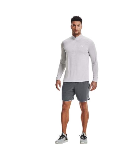Mens 2.0 half zip technical top halo grey Under Armour