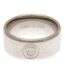 Manchester City FC Crest Band Ring (Silver) (L)