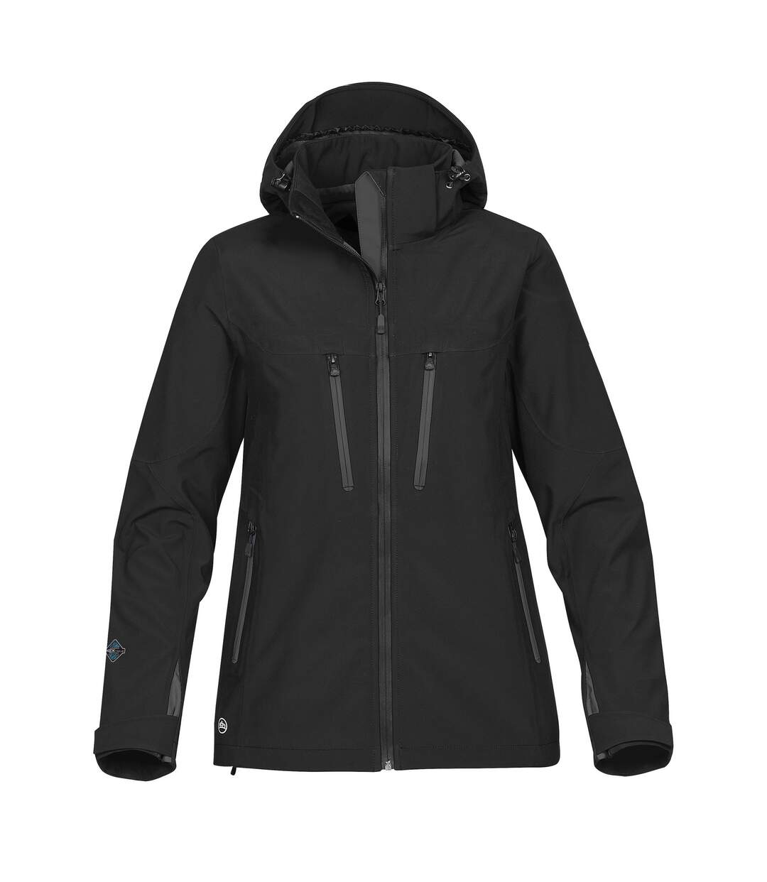 Womens patrol technical softshell jacket black/ carbon Stormtech