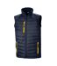 Doudoune Sans Manches Compass Homme Bleu Marine Jaune Result Genuine Recycled-1