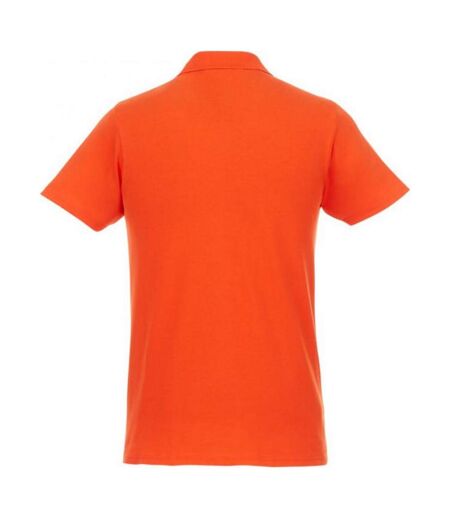 Elevate Mens Helios Short Sleeve Polo Shirt (Orange)