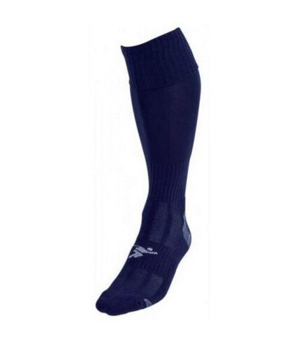 Chaussettes de football pro adulte bleu marine Precision