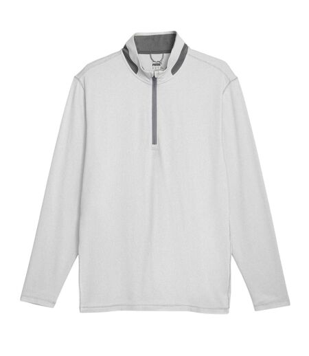 Mens Quarter Zip Jumper Slate Puma
