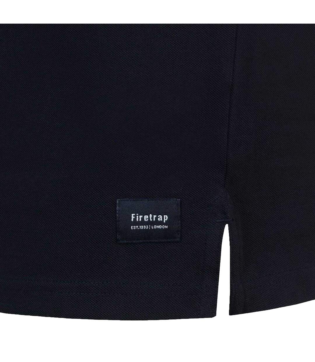 Polo Motif/style Logo Lazer Homme Noir Firetrap-3