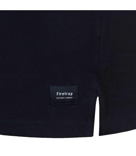 Polo Motif/style Logo Lazer Homme Noir Firetrap