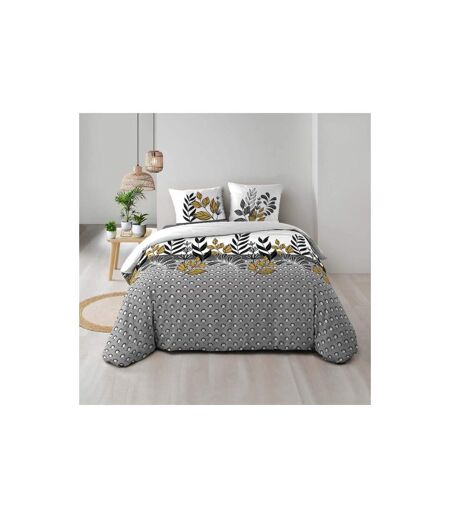 Parure de Lit 3 Pièces Catalia 240x220cm Gris