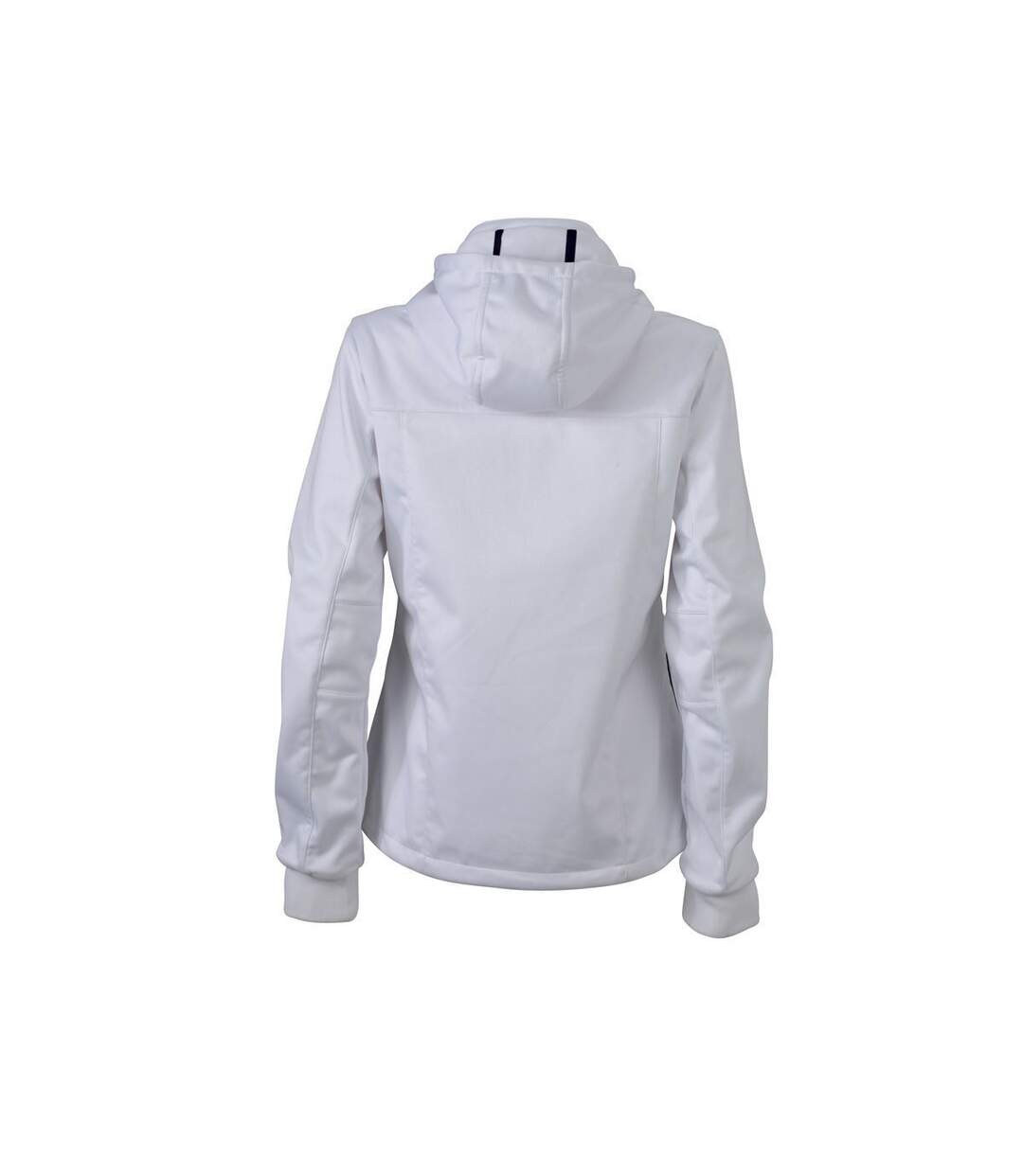 Veste softshell à capuche- femme JN1077 - blanc - coupe-vent et imperméable-3