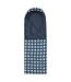 Mid Season Checked Left Zip Sleeping Bag One Size Dark Blue Mountain Warehouse-2