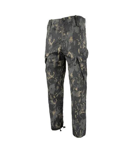 Pantalon À Poches Motif/style Camouflage Pcs Homme Noir Camouflage Viper