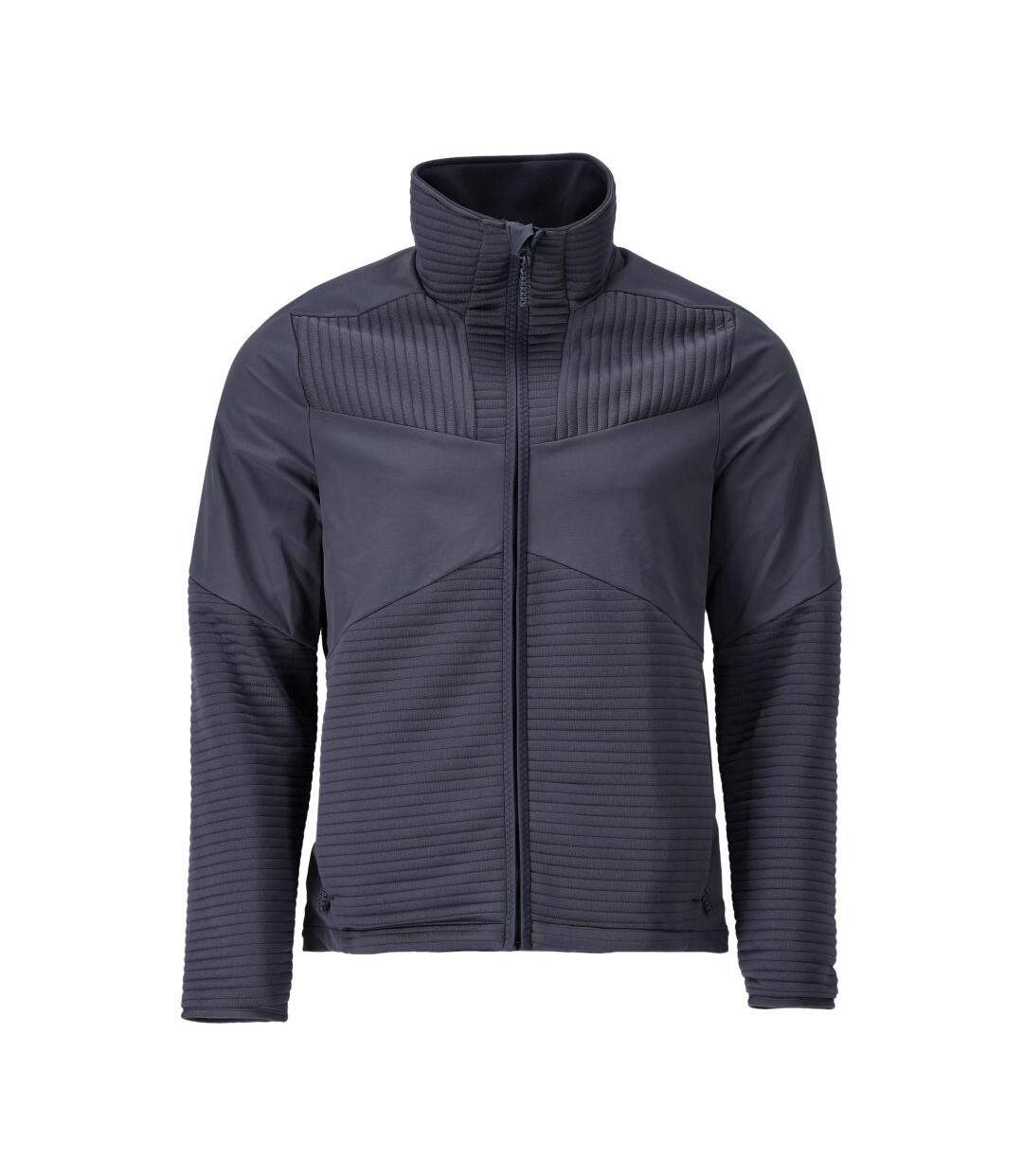 Mens Customised Fleece Jacket Dark Navy Mascot-1