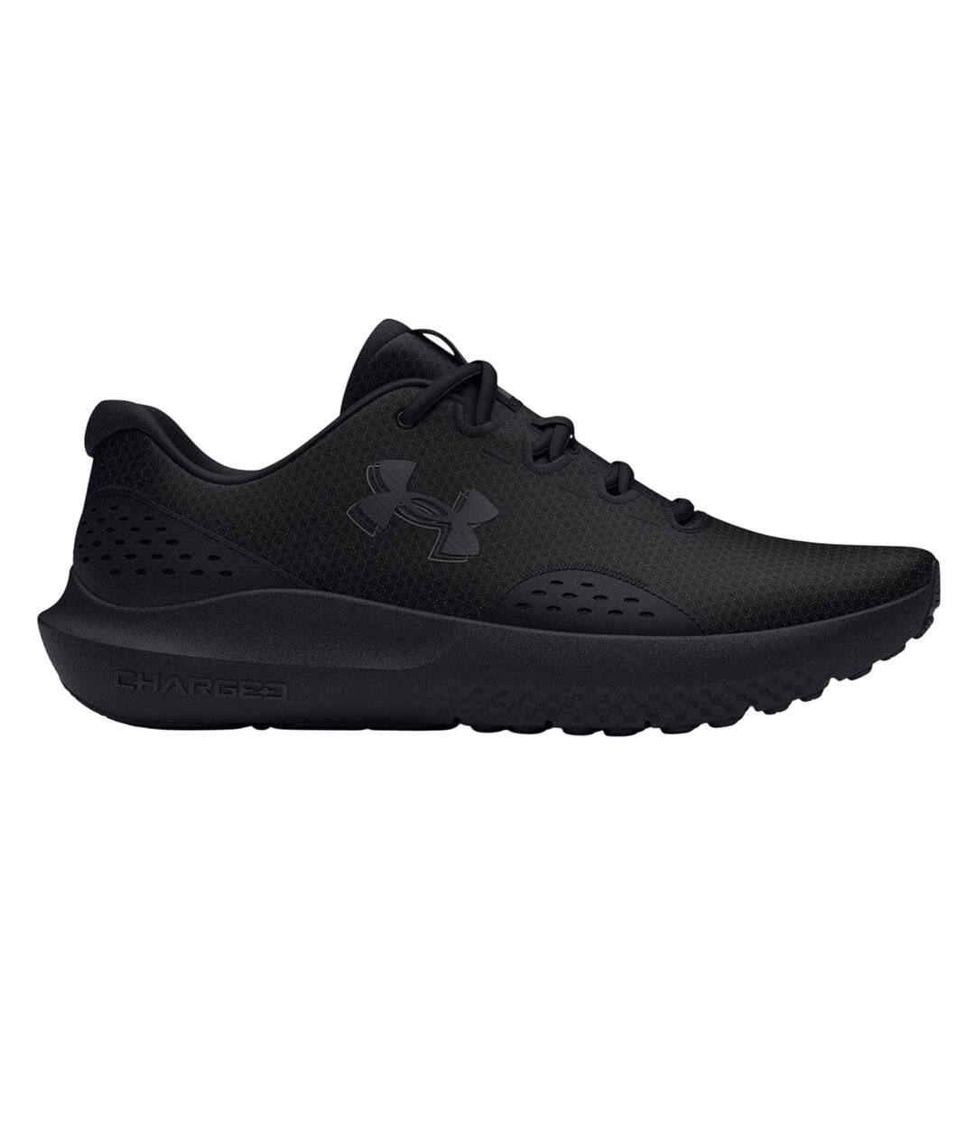 Mens Ascend Logo Low Cut Shoes Black Pink Under Armour-1