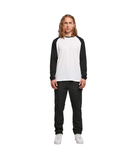 T-shirt Homme Blanc Noir Build Your Brand