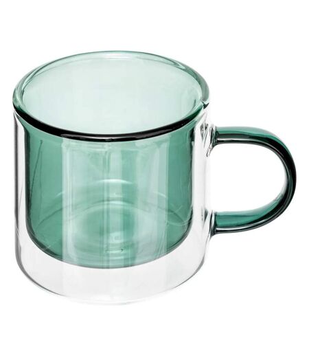 Lot de 6 Mugs en Verre Lexi 25cl Émeraude