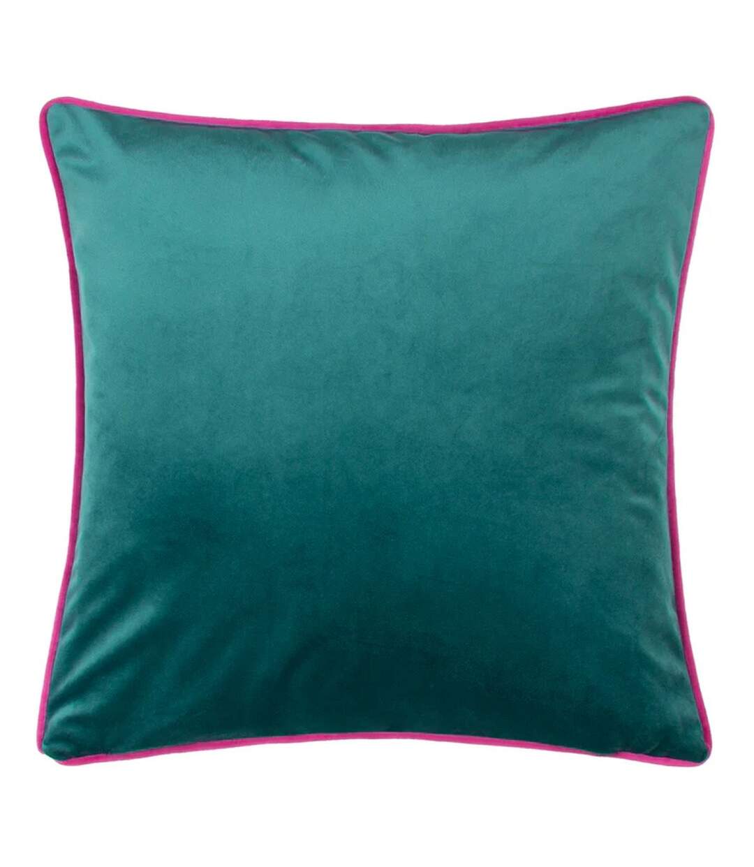 Flower girl cushion cover 43cm x 43cm pink/teal Kate Merritt-2