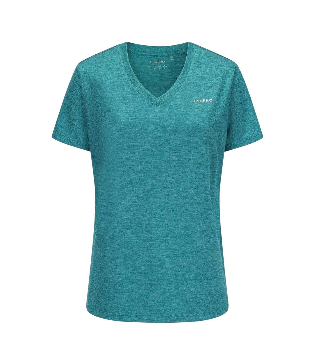 T-shirt Motif/style Uni Femme Bleu Sarcelle USA Pro-1