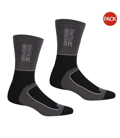 Chaussettes samaris season homme noir / gris foncé Regatta