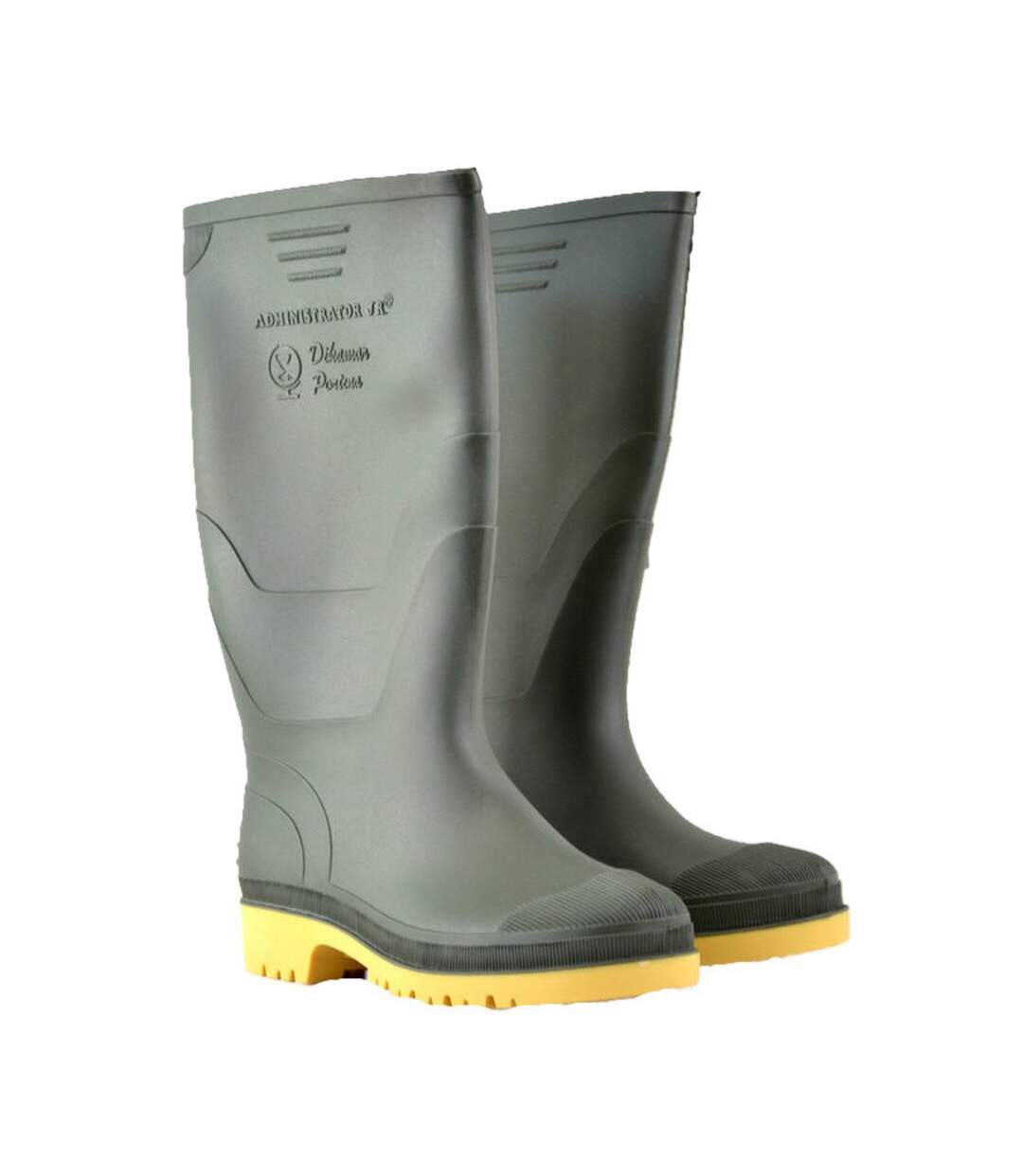 Dikamar Administrator Wellington / Mens Boots / Plain Rubber Wellingtons (Green) - UTFS1114-1