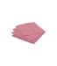 Lot de 4 Serviettes de Table Olia 40x40cm Rouge-1