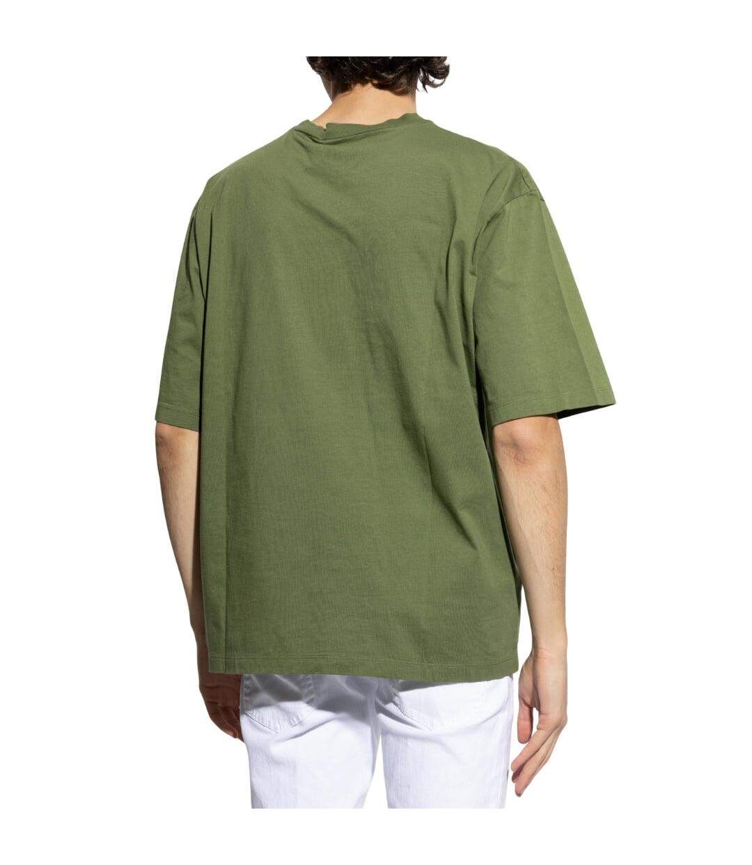 T-shirt Motif/style Logo Adulte Vert Sauge DSquared2-3