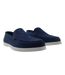 Mens Leather Slip-on Moccasins Navy Jack Wills-1