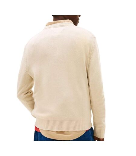 Pull beige homme tommy hilfiger slims