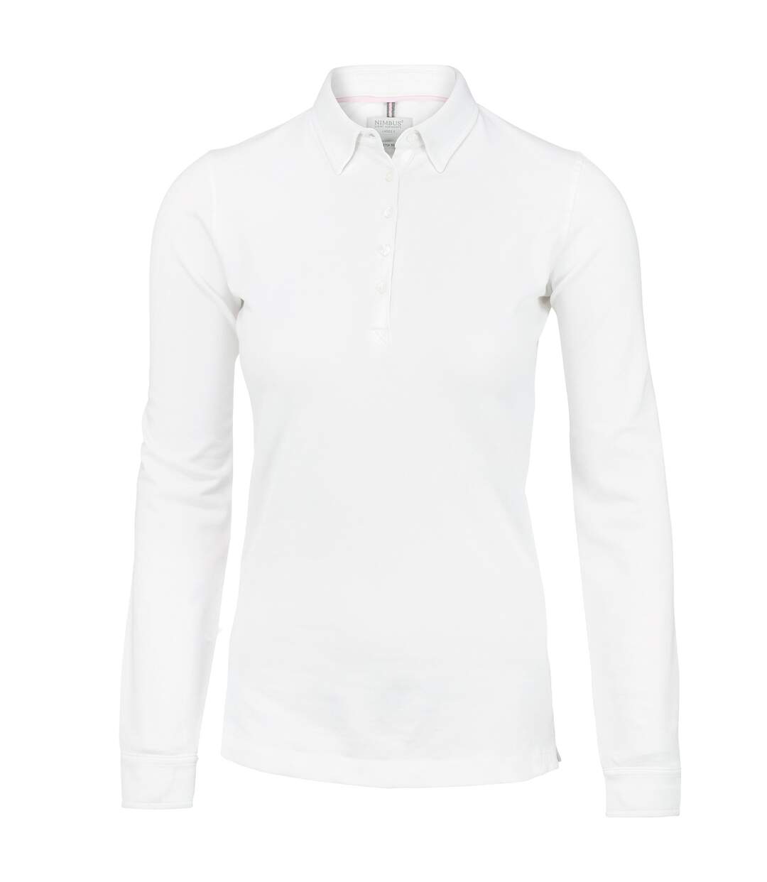 Carlington polo à manches longues femme blanc Nimbus-1