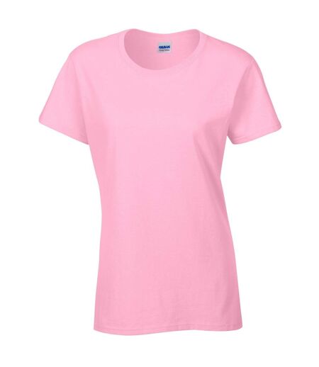 Gildan Womens/Ladies Cotton Heavy T-Shirt (Light Pink)