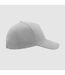 Atlantis Liberty Five Heavy Brush Cotton 5 Panel Cap (White) - UTAB192