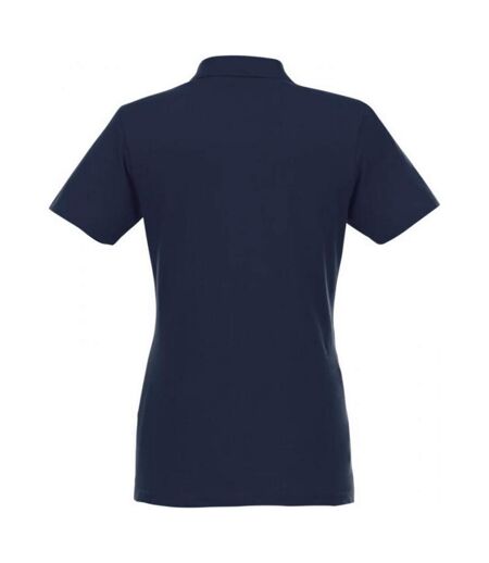 Elevate Womens/Ladies Helios Short Sleeve Polo Shirt (Navy)
