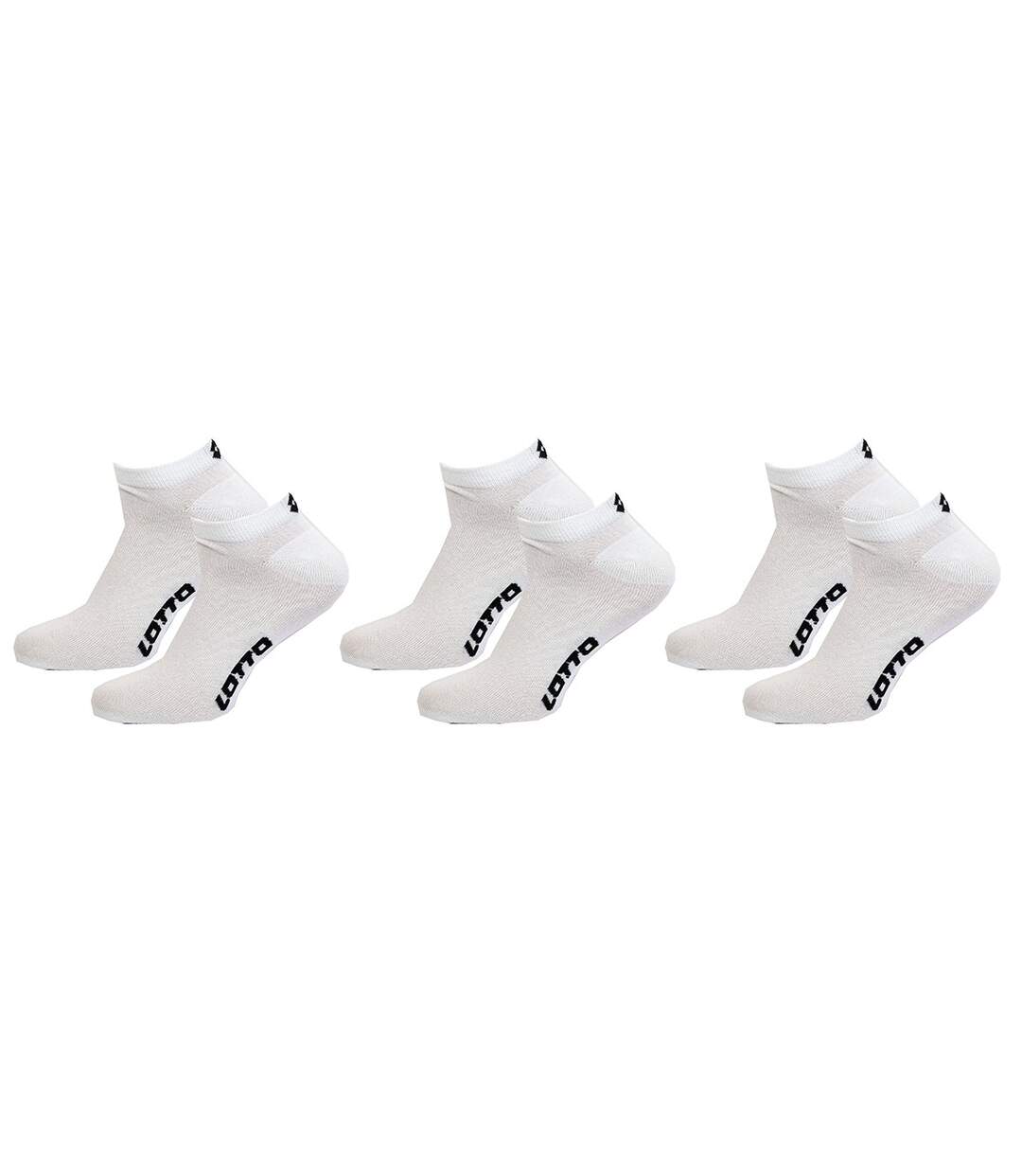 Chaussettes homme LOTTO SNEAKER Pack de 6 Paires Sneaker LOTTO Blanches