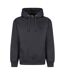 Mens fleece regular hoodie charcoal grey Iron Mountain