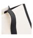 Westford Mill Printers Jute Cot Shopper Bag (21 Liters) (Black) (One Size) - UTBC3348