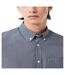 Mens Regular Short-sleeved Shirt White Navy Blue Lacoste-3
