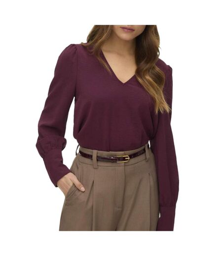 Blouse violette femme vero moda mesme