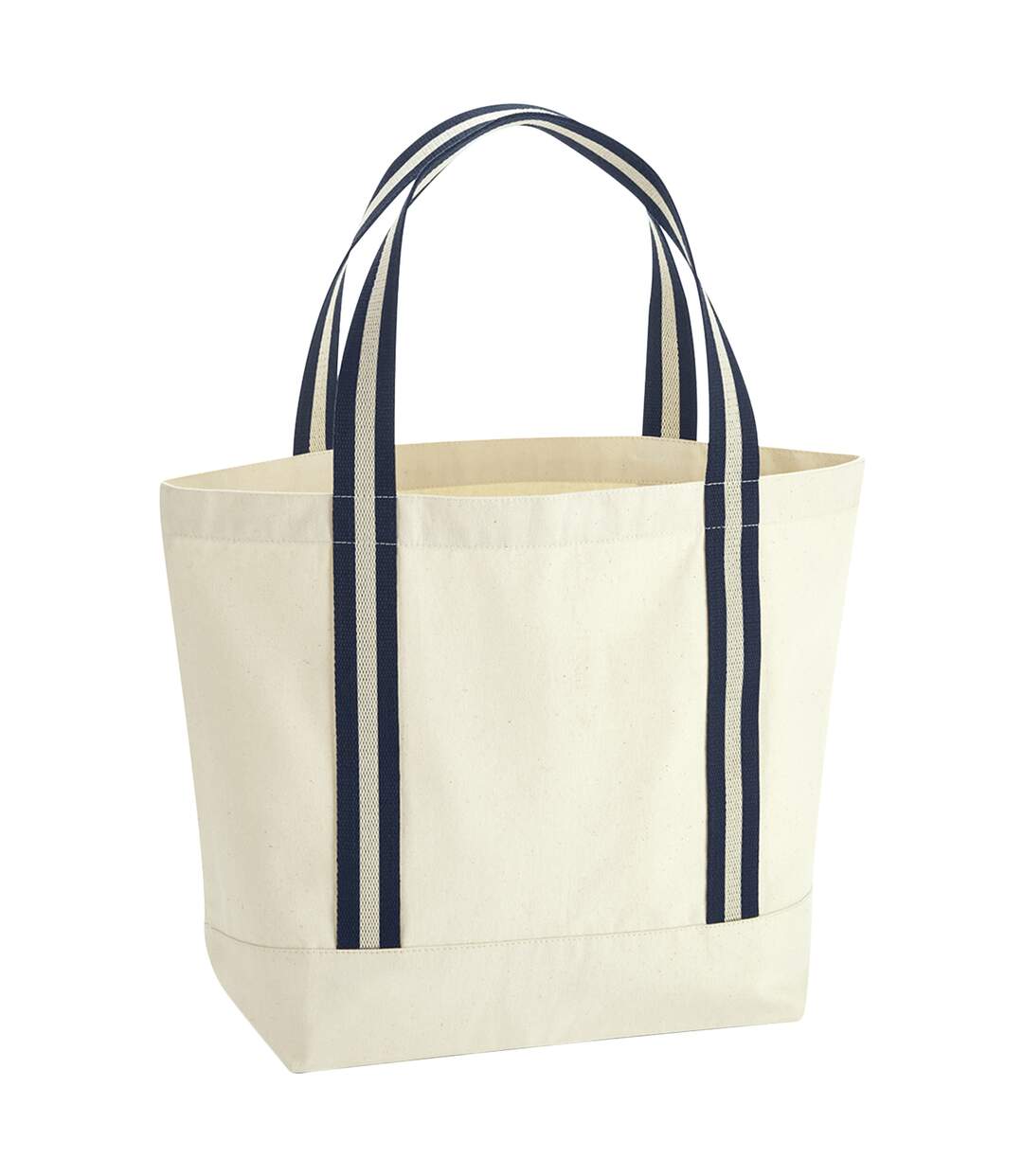 Tote bag earthaware taille unique beige pâle / bleu marine Westford Mill-1