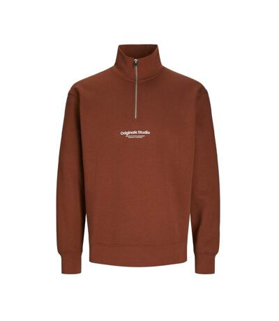 Sweat marron homme jack & jones vester bro - s