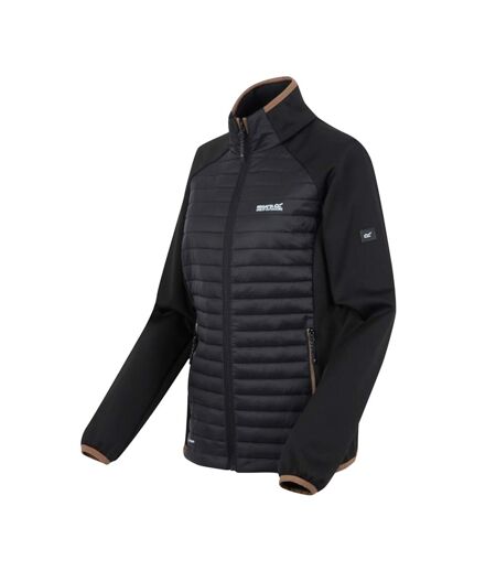 Veste Hybride Clumber Femme Moka Noir Regatta
