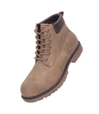 Mens Gorge Waterproof Boots Light Brown Mountain Warehouse