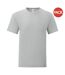 T-shirt iconic hommes gris clair Fruit of the Loom