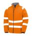 Veste Softshell Homme Jaune Fluo Noir Result Genuine Recycled-2