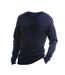 Arundel Pull À Col En V Homme Bleu Marine Kustom Kit-2