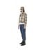 Veste femme à carreaux doublée sherpa avec patchs Vondutch-4