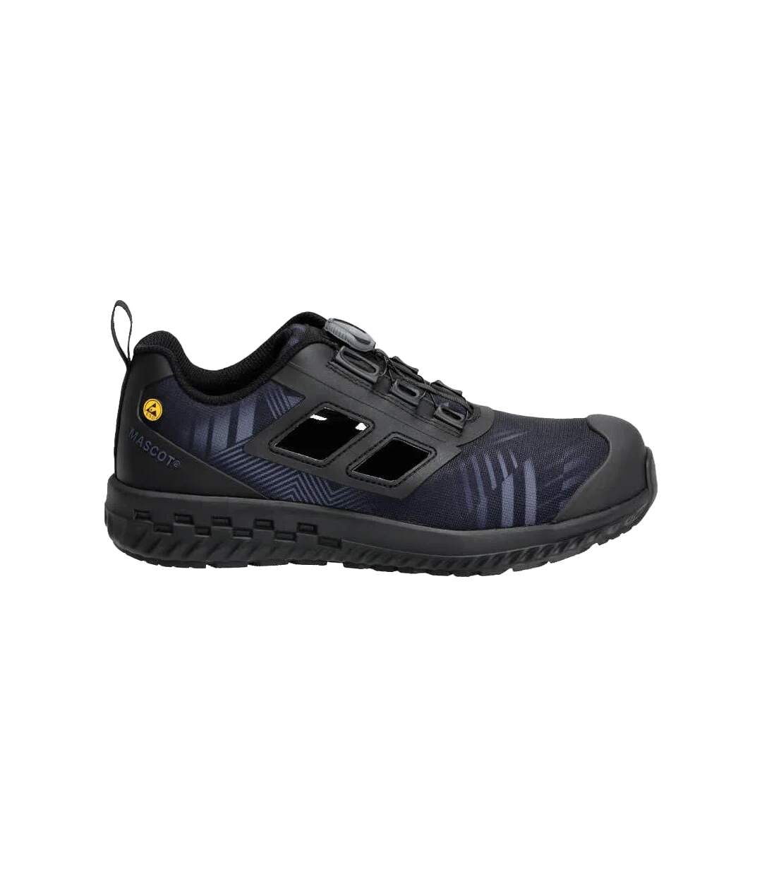 Womens/ladies Safety Shoes Stone Blue Black Mascot-1