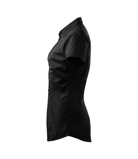 Chemisier Motif/style Uni Chic Femme Noir Malfini