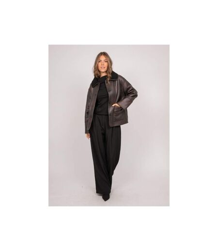 Veste aviateur réversible effet peau lainée ULPHIA - Dona X Lisa